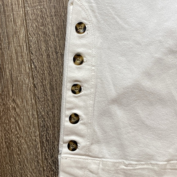 Pilcro and Letterpress (Anthropologie)  white high-rise bootcut jeans, size 31 - Picture 9 of 16